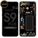 For Galaxy S9 Plus LCD Screen Digitizer Assembly Original Pulled Out With Frame [Black]