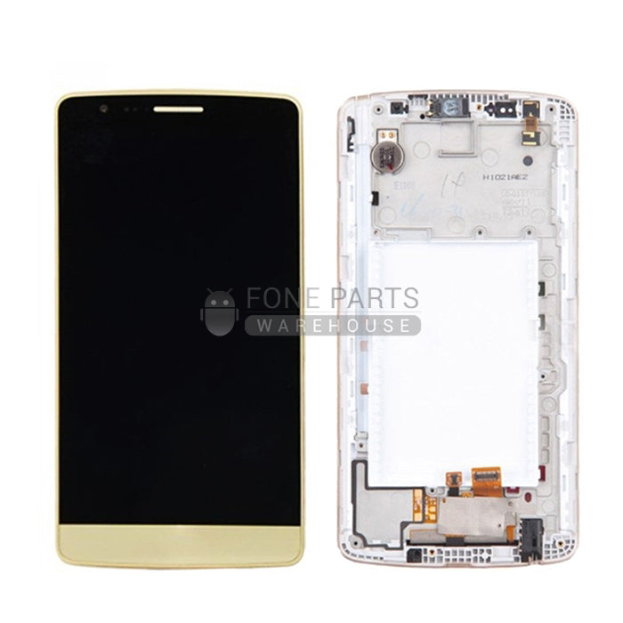 For LG G3 (D855) Lcd with Digitizer and frame Assembly in [Gold]