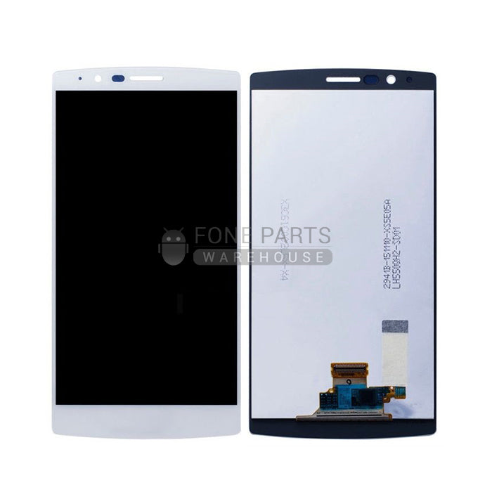 For LG G4 (H815) Lcd Screen with Touch Digitizer and frame in [White]