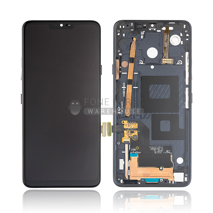 For LG G7 (G710) Lcd Screen with Touch Digitizer Assembly in [Black]