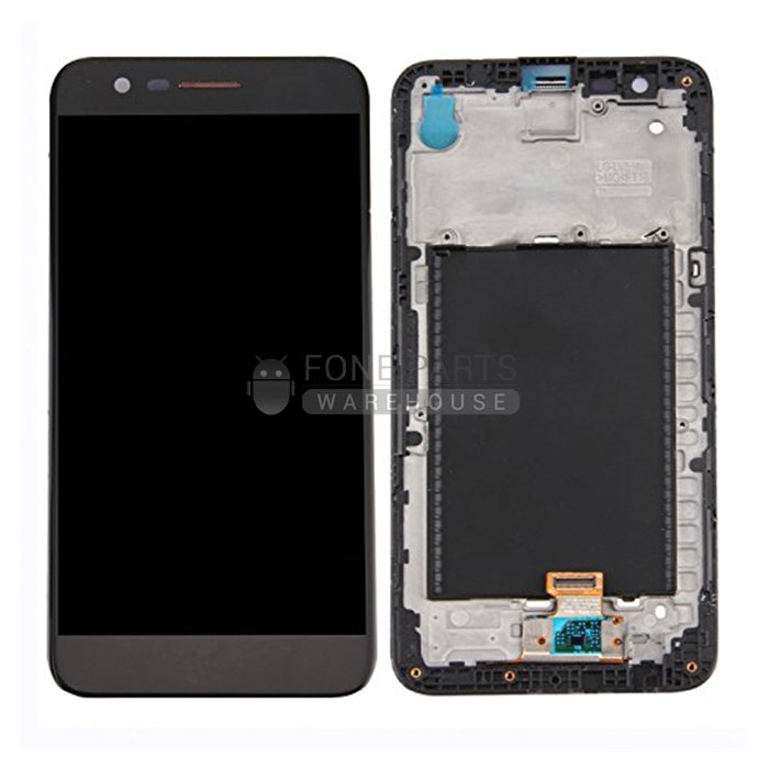 For LG K10 (2017) (M250YK) Lcd Screen with Touch Digitizer Assembly in [Black] [With Frame]