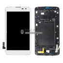 For LG K7 (X210DS) Lcd Screen with Touch Digitizer Assembly in [White] [With Frame]