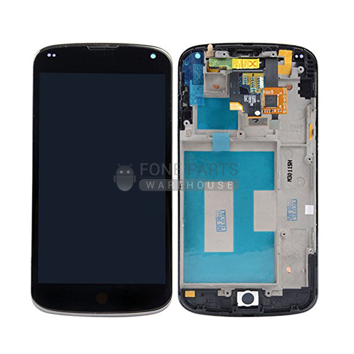 For LG Nexus-4 (E960) Lcd Screen with Touch Digitizer Assembly in [Black]