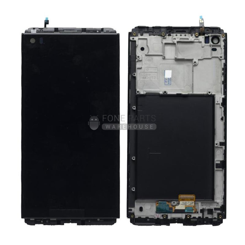 For LG V20 (H990N) Lcd Screen with Touch Digitizer Assembly in [Silver]