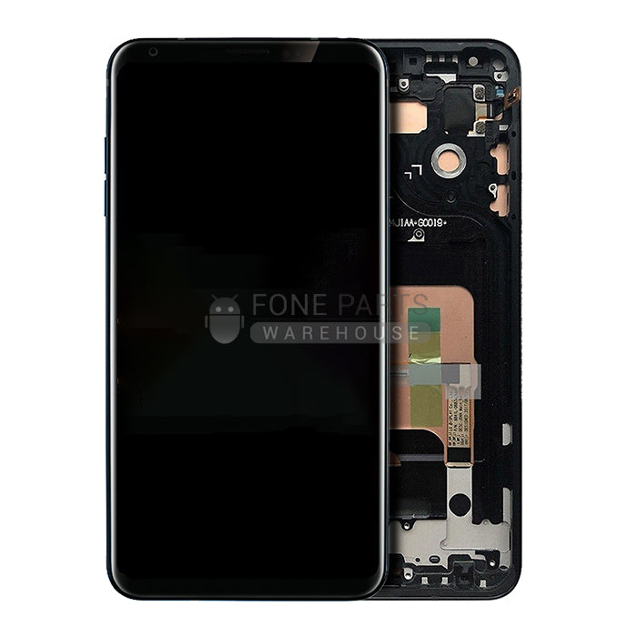 LG V30 Complete Lcd with Digitizer and frame Assembly in [Black]