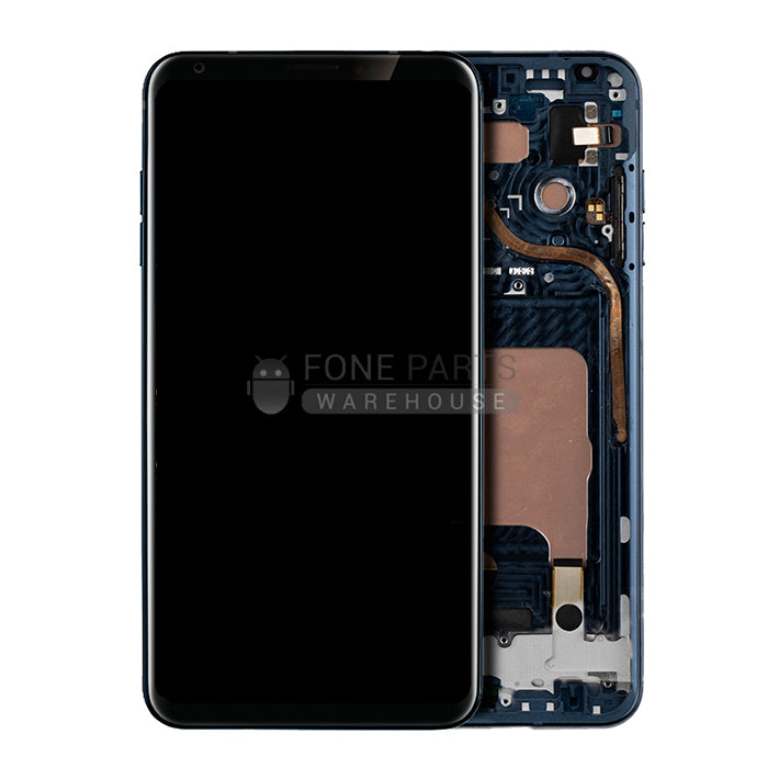 LG V30 Complete Lcd with Digitizer and frame Assembly in [Blue]