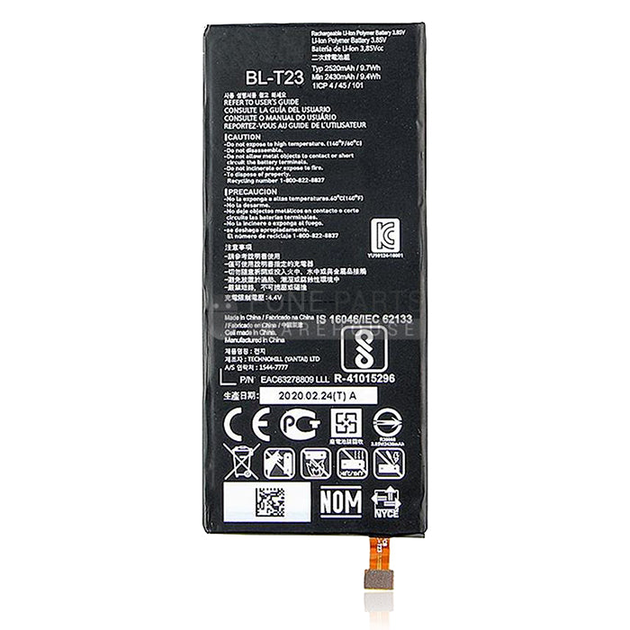 For LG X Cam (K580) Replacement Battery [Assemble with original IC]