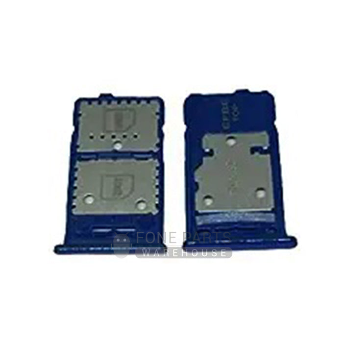 For M62 (SM-M625) Replacement Sim Tray [Laser Blue]