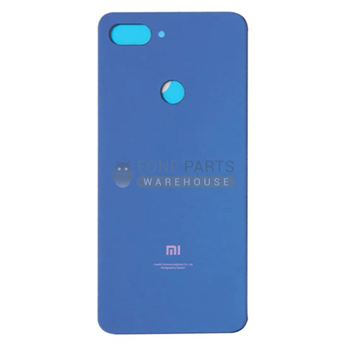 For Mi 8 Lite Replacement Battery Back Cover in [Aurora Blue]