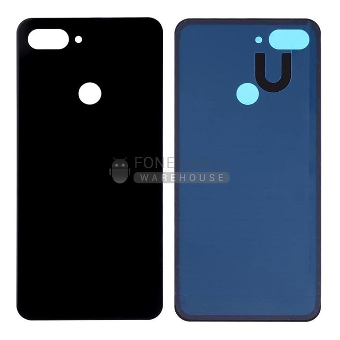 For Mi 8 Lite Replacement Battery Back Cover in [Midnight Black]