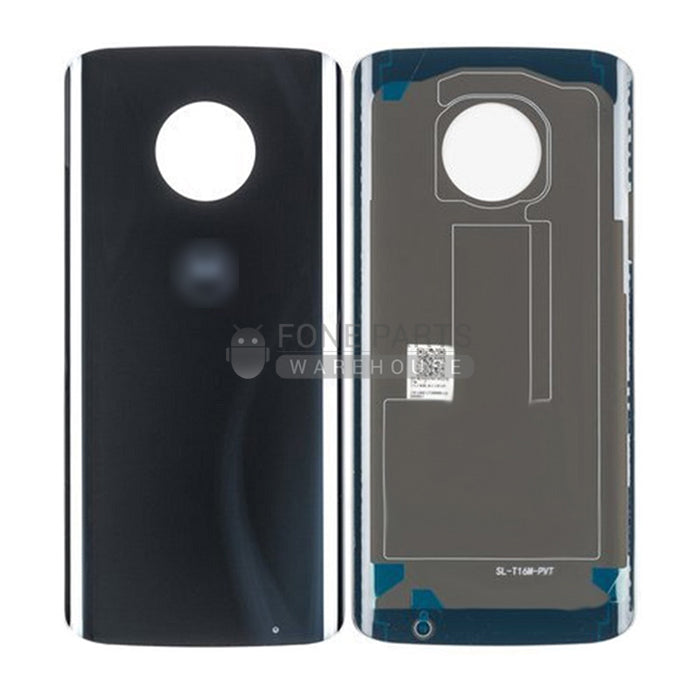 For Motorola G6 Plus Replacement Battery Back Cover in [Black]