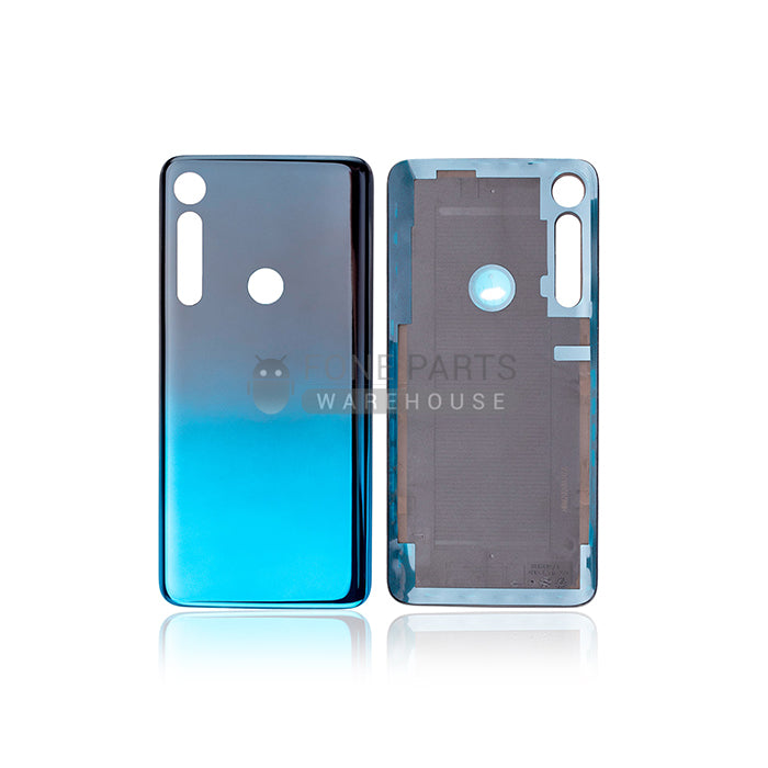 For Moto One Macro Replacement Battery Back Cover in [Space Blue]