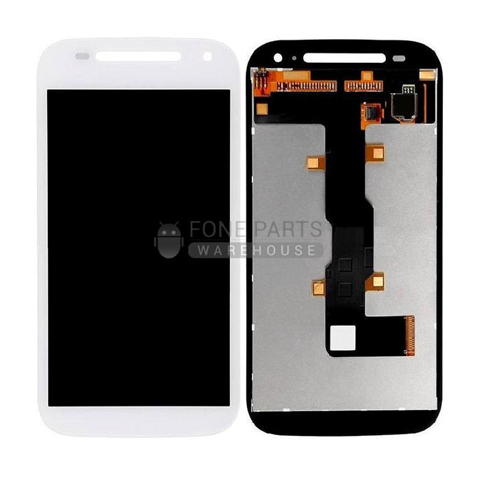 For Motorola E2 Lcd Screen and Touch Digitizer Without Frame [White]