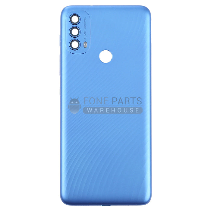 For Motorola E30 Replacement Battery Back Cover in [Digital blue]