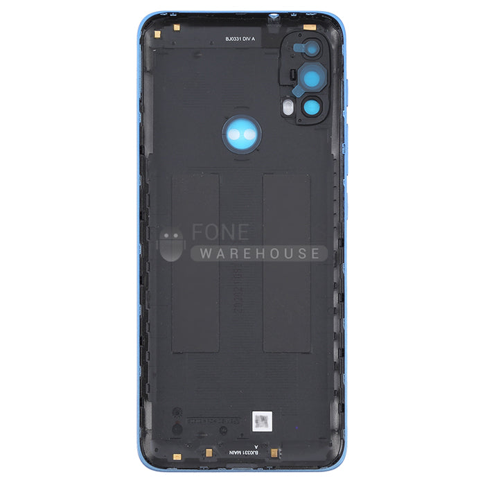 For Motorola E30 Replacement Battery Back Cover in [Digital blue]