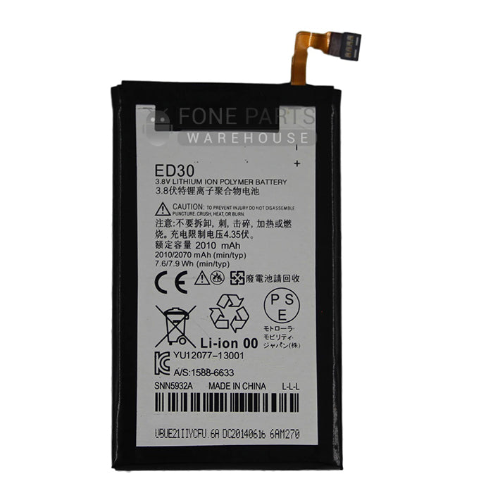 For Motorola E30 Replacement New Battery [Assemble with original IC]