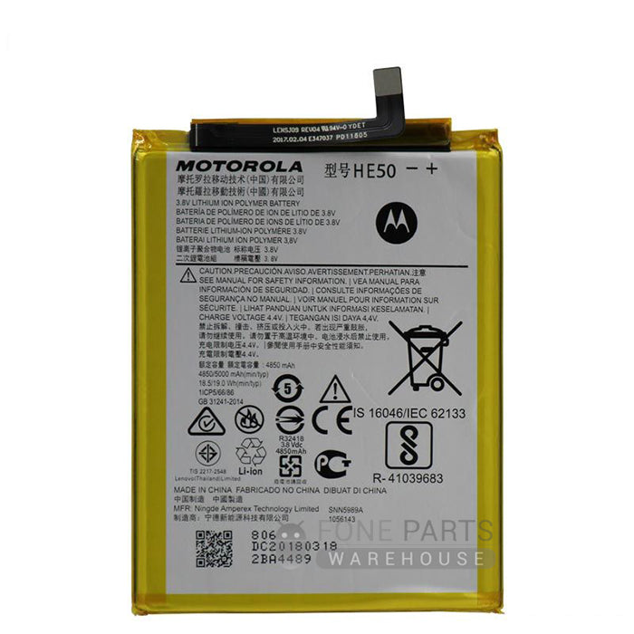 For Motorola E4 Plus / E5 Plus / Moto One Replacement New Battery [HE50] [Pulled Out Original]