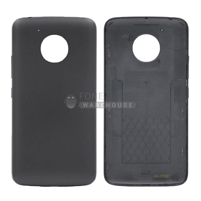 For Motorola E4 Replacement Battery Cover in [Black]