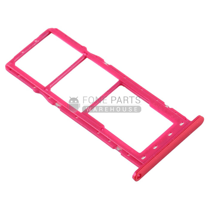 For Motorola E6 Plus Replacement Sim Card Tray [Dark Red]