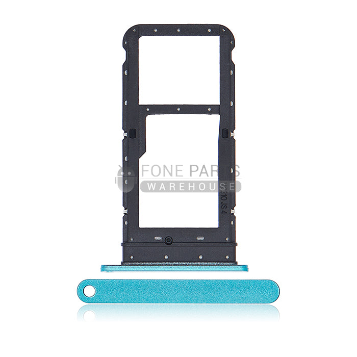 For Motorola E7 Replacement Sim Card Slot Tray [Aqua Blue]