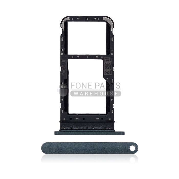 For Motorola E7 Replacement Sim Card Slot Tray [Mineral Gray]