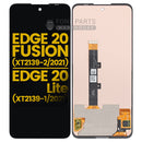 For Motorola Edge 20 Lite / Edge 20 Fusion LCD Screen and Touch Digitizer Without Frame (Black)