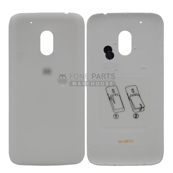 For Motorola G4 Play Replacement Battery Cover in [White]