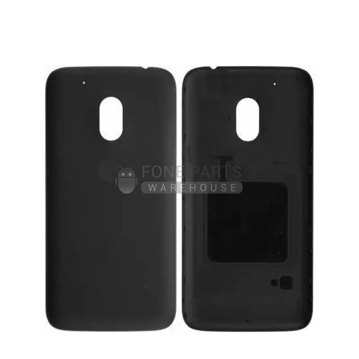 For Motorola G4 Plus Replacement Battery Cover in [Black]