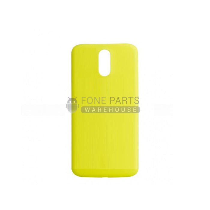 For Motorola G4 Plus Replacement Battery Cover in [Yellow]