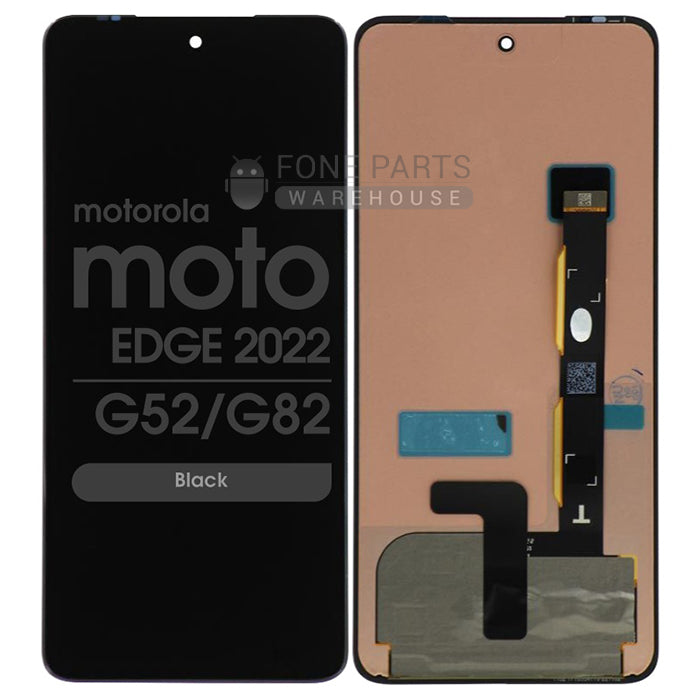 For Motorola G52 / G82 5G / Moto Edge 2022 LCD Screen and Touch Digitizer Without Frame (Black)