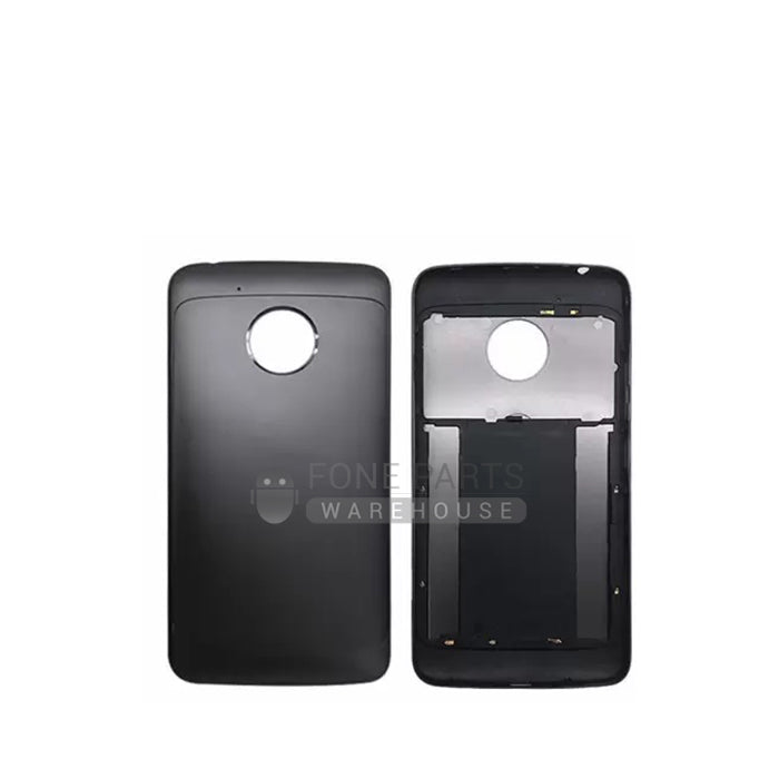 For Motorola G5 Replacement Battery Cover in [Black]