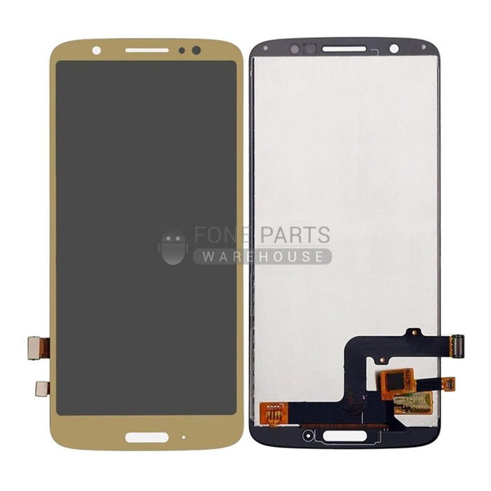 For Motorola G6 Lcd Screen and Touch Digitizer Without Frame [Gold]