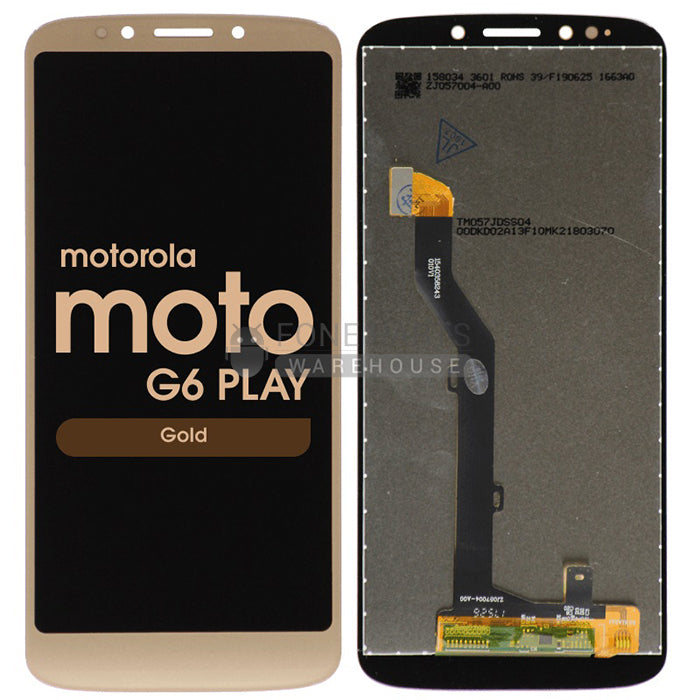 For Motorola G6 Play /Motorola E5 Lcd Screen and Touch Digitizer Without Frame [Gold]