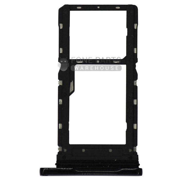 For Motorola G8 Play Replacement Sim Card Slot Tray [Black]