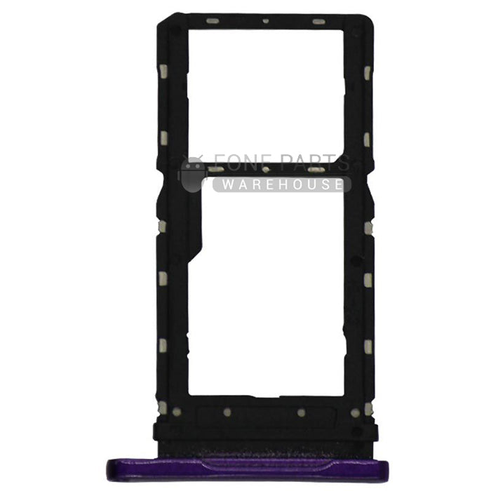 For Motorola G8 Play Replacement Sim Card Slot Tray [Purple]