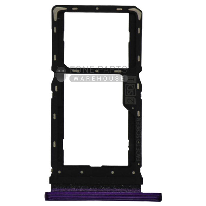 For Motorola G8 Play Replacement Sim Card Slot Tray [Purple]