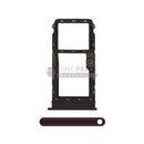 For Motorola G8 Plus Replacement Sim Card Slot Tray [red]
