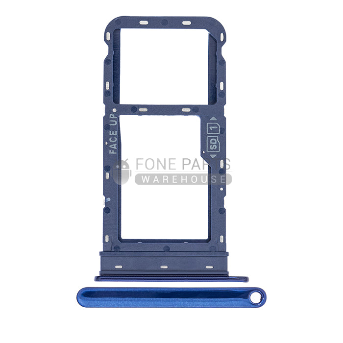 For Motorola G8 Replacement Sim Card Slot Tray [Capri Blue]