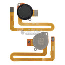 For Motorola G8 power Home Button with Flex [Smoke Black]