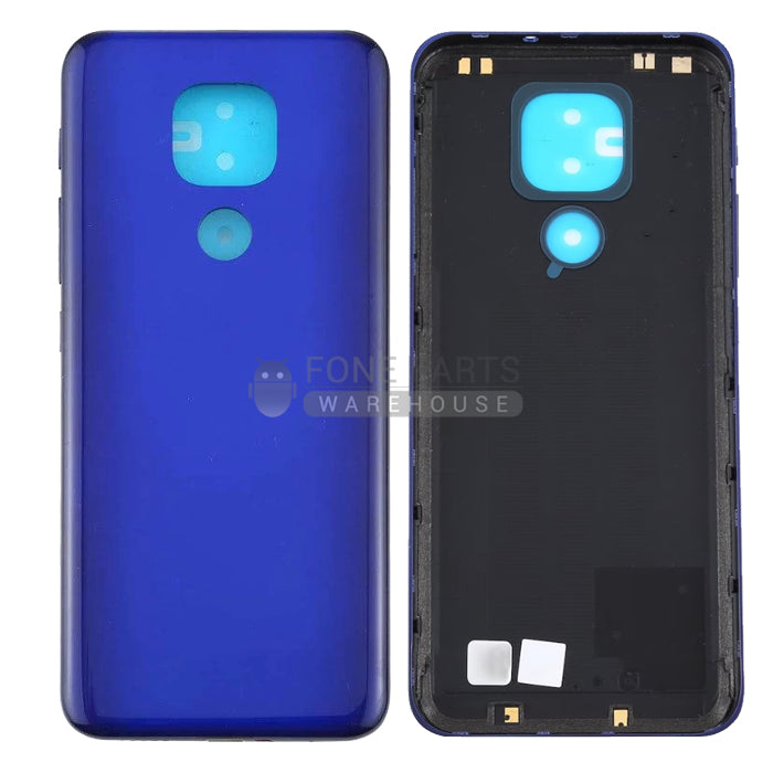 For Motorola G9 Replacement Battery Back Cover in [Sapphire Blue]