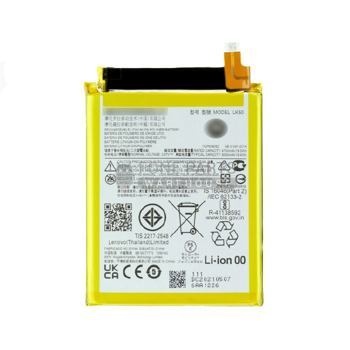 For Motorola G60s Replacement Battery [Assemble with original IC]