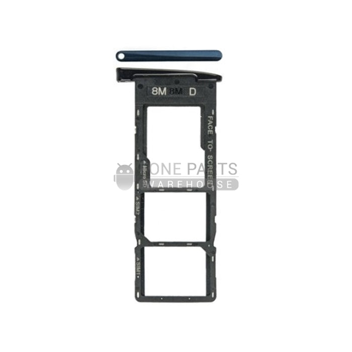 For Motorola G6 Plus Replacement Sim Card Tray [Deep Indigo Black]