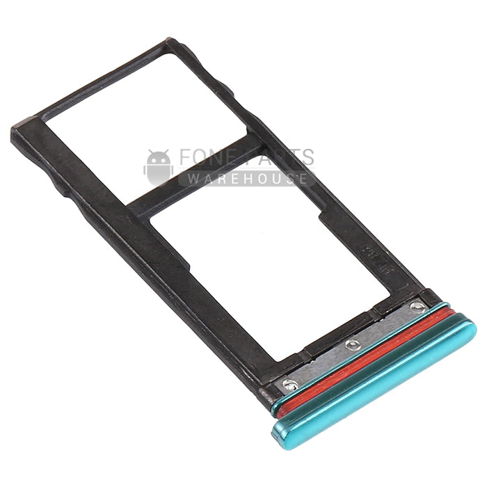 For Motorola One Action Replacement Sim Tray [Aqua Teal]