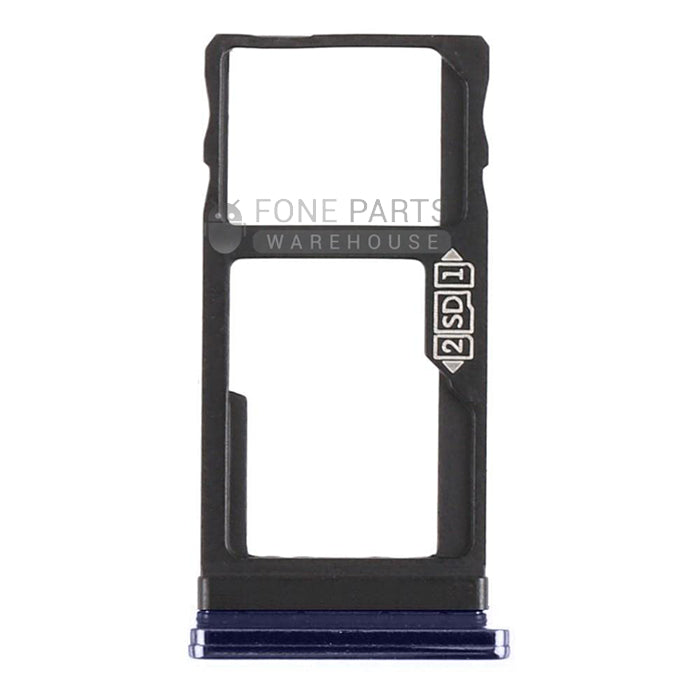 For Motorola One Action Replacement Sim Tray [Denim Blue]