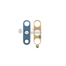 For Motorola One Fusion Plus Rear Camera Lens With Adhesive [Pack of 5]