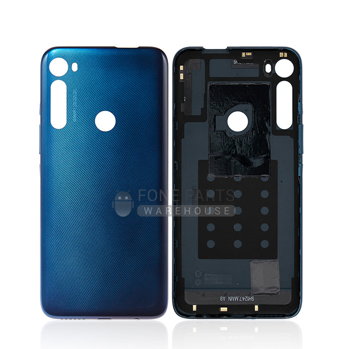 For Motorola One Fusion Plus Replacement Battery Back Cover in [Deep Sapphire Blue]