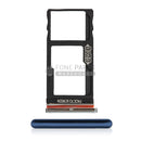For Motorola One Fusion Plus Replacement Sim Card Slot Tray [Deep Sapphire Blue]