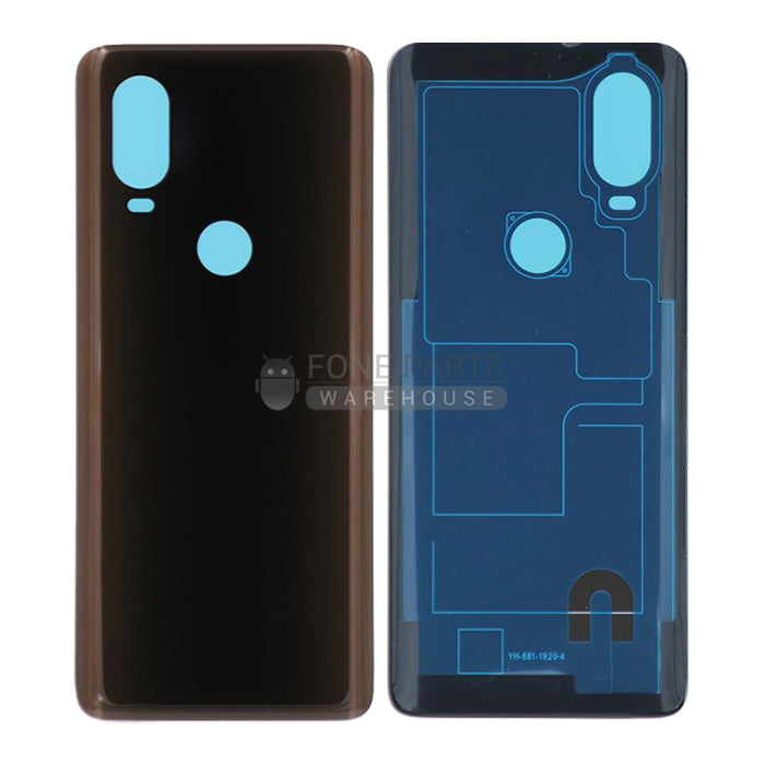 For Motorola One Vision Replacement Battery Back Cover in [Bronze gradient]