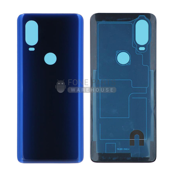 For Motorola One Vision Replacement New  Battery Back Cover in [Sapphire gradient]