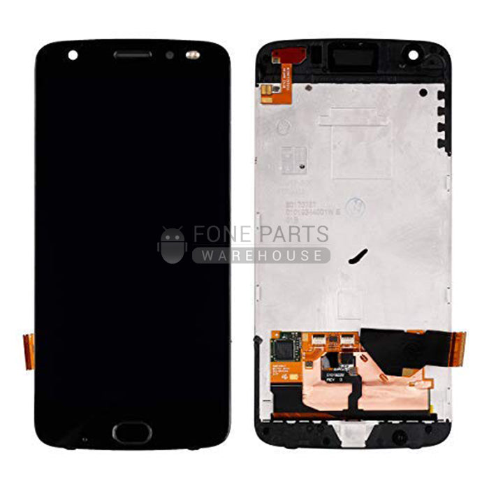 Motorola Z2 Force Lcd Screen With Touch Digitizer and Frame [Black]